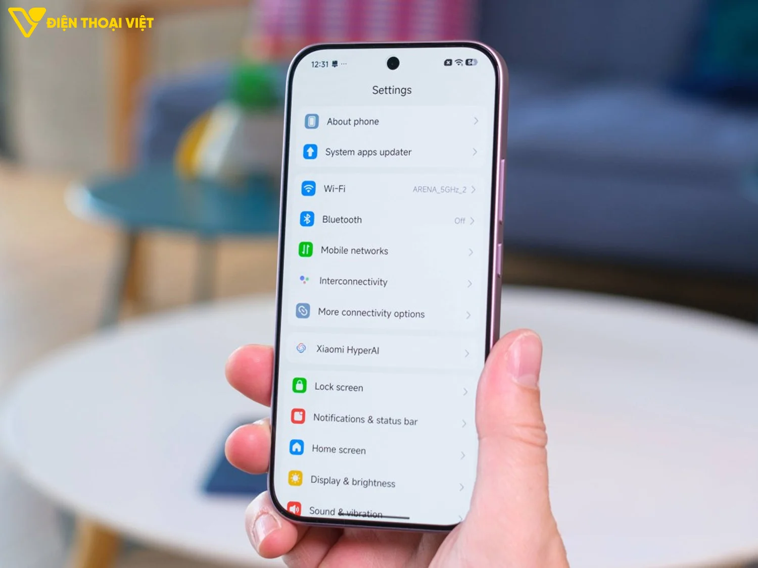 Giao diện hệ thống HyperOS trên Xiaomi 17T