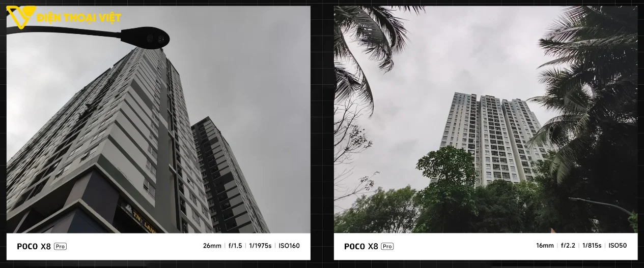 POCO X8 Pro thể hiện khả năng ảnh chụp ngoài trời ở mức khá