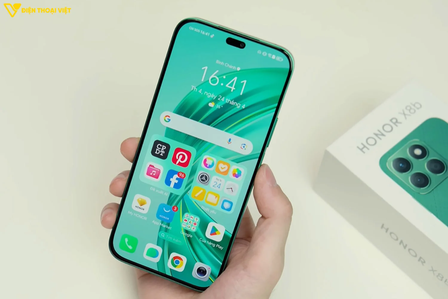 HONOR X8b lại mang tới một màn hình đẹp xuất sắc