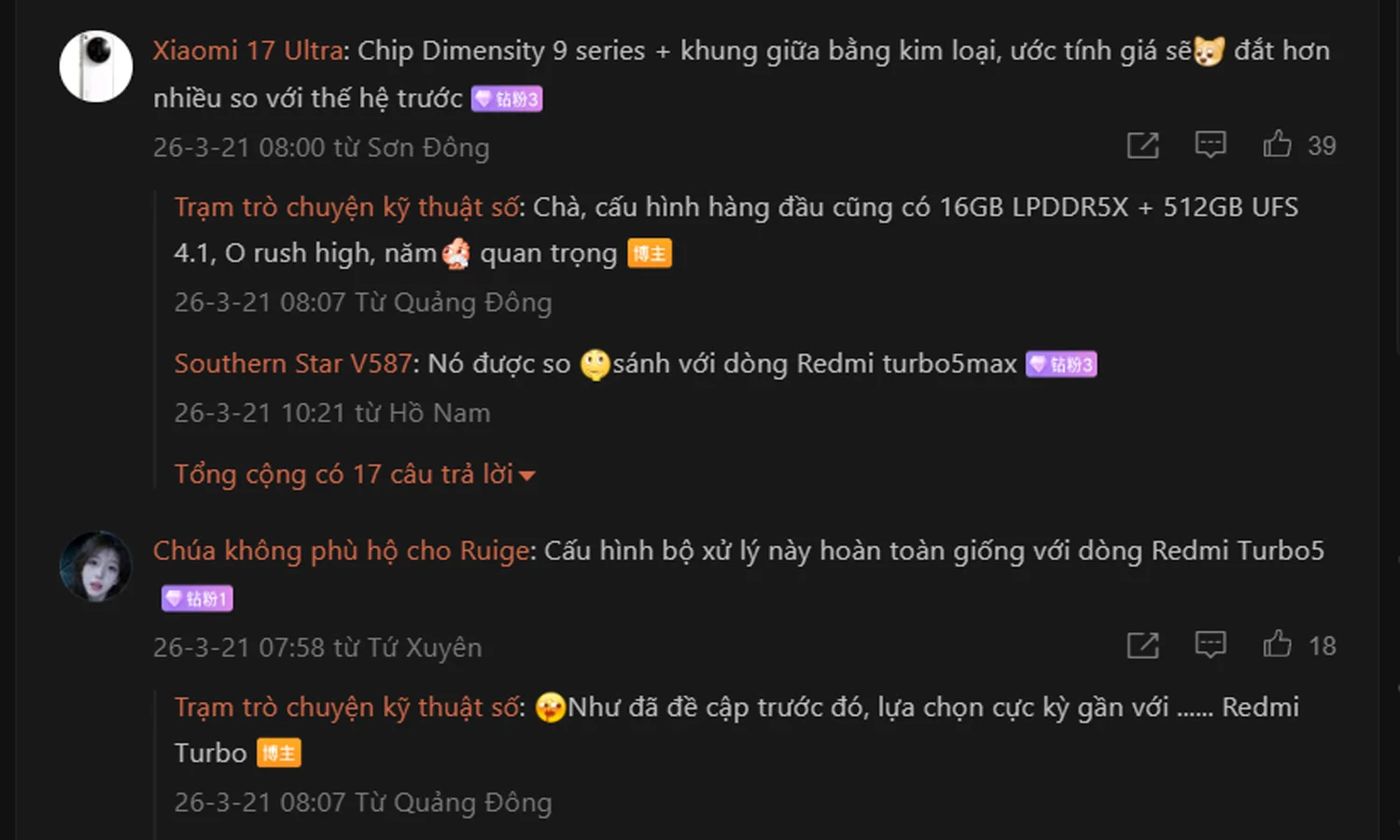 Gợi ý thêm từ bình luận của Digital Chat Station