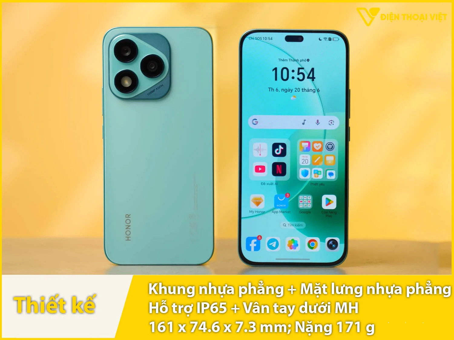 Thiết kế đơn giản, thời trang, có IP65