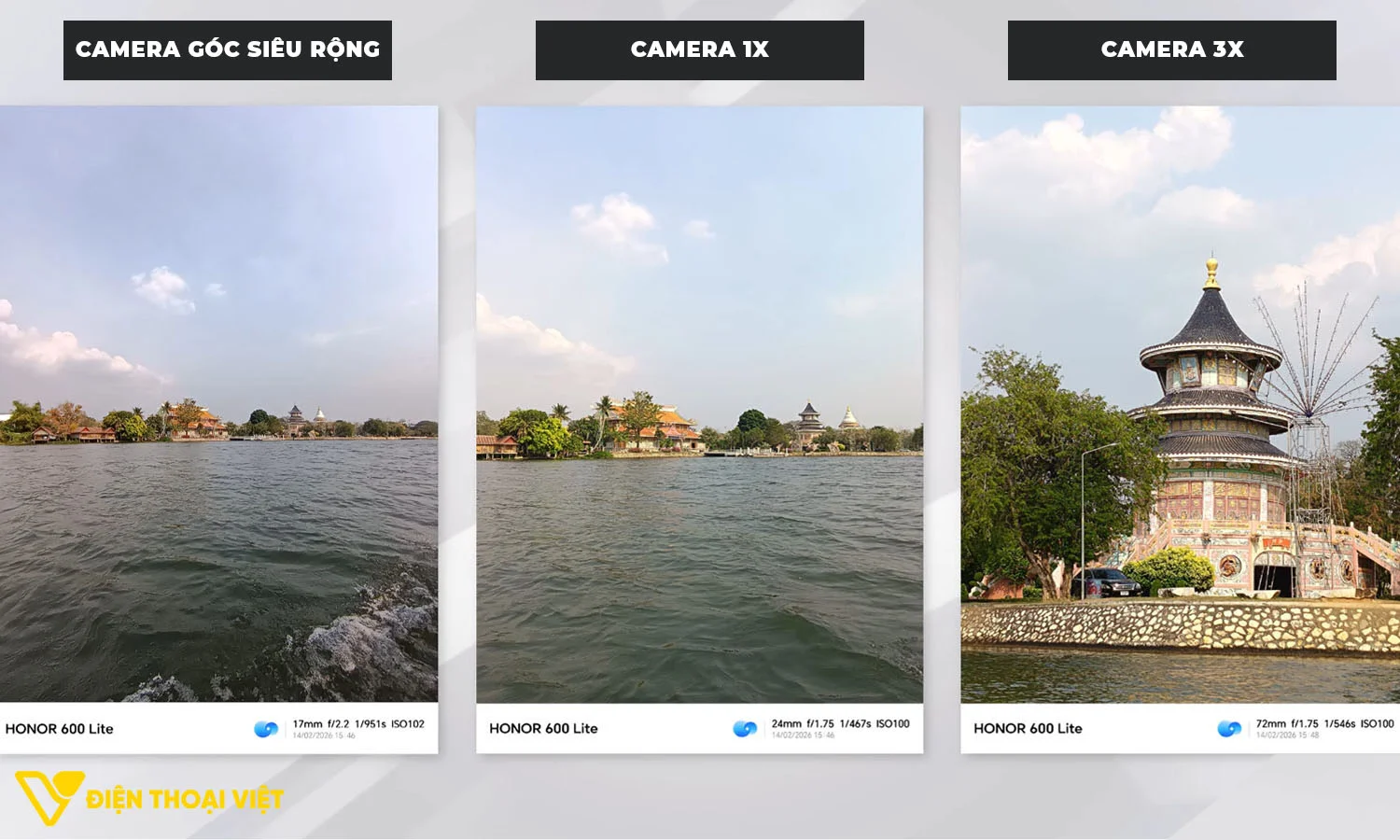 Ảnh chụp sông từ Honor 600 Lite