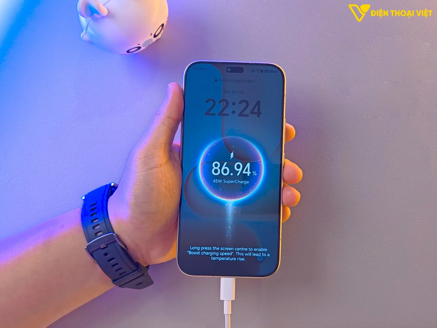 Pin và sạc trên Honor 600 Lite