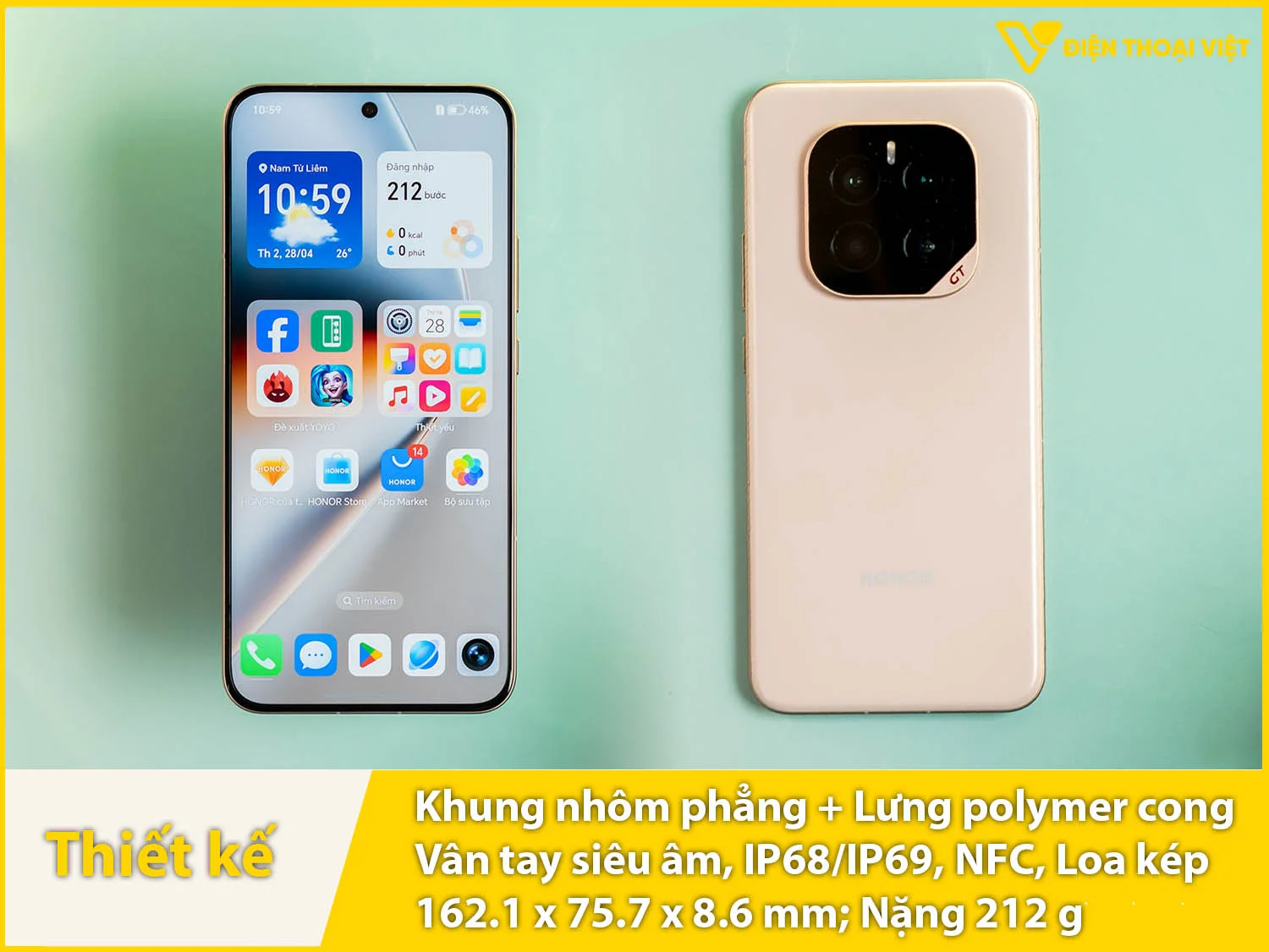 Khung nhôm phẳng & Mặt trước phẳng lưng cong