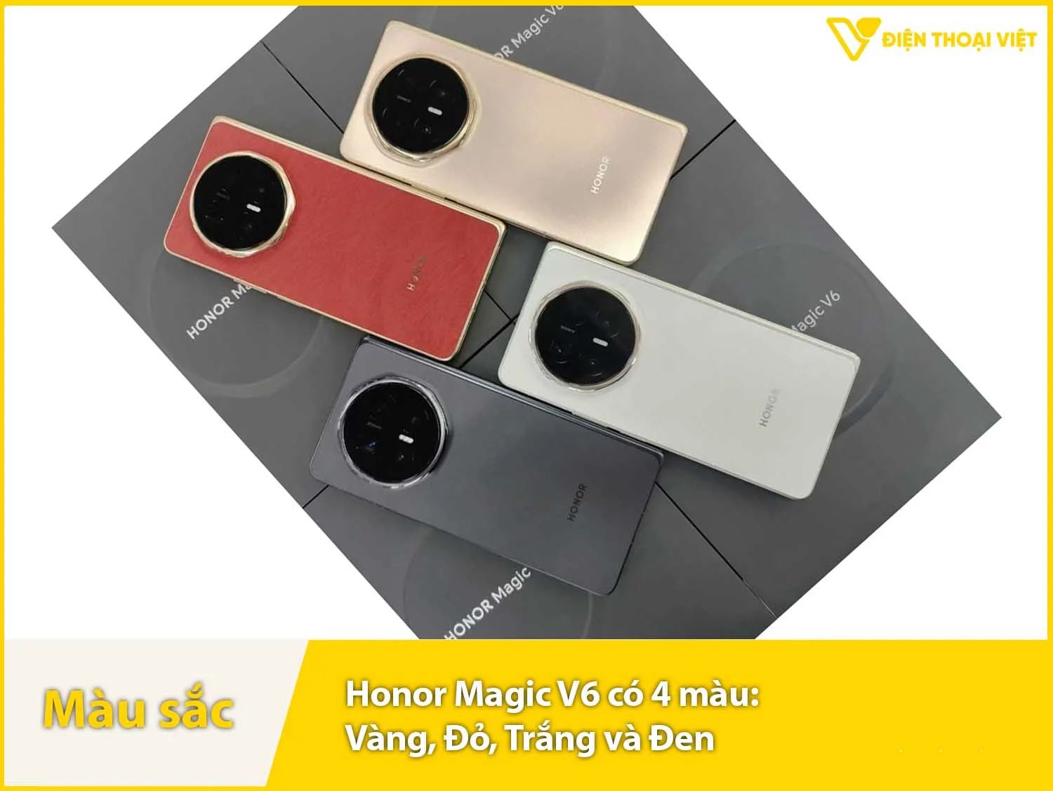 Magic V6 cung cấp 4 phiên bản màu sắc