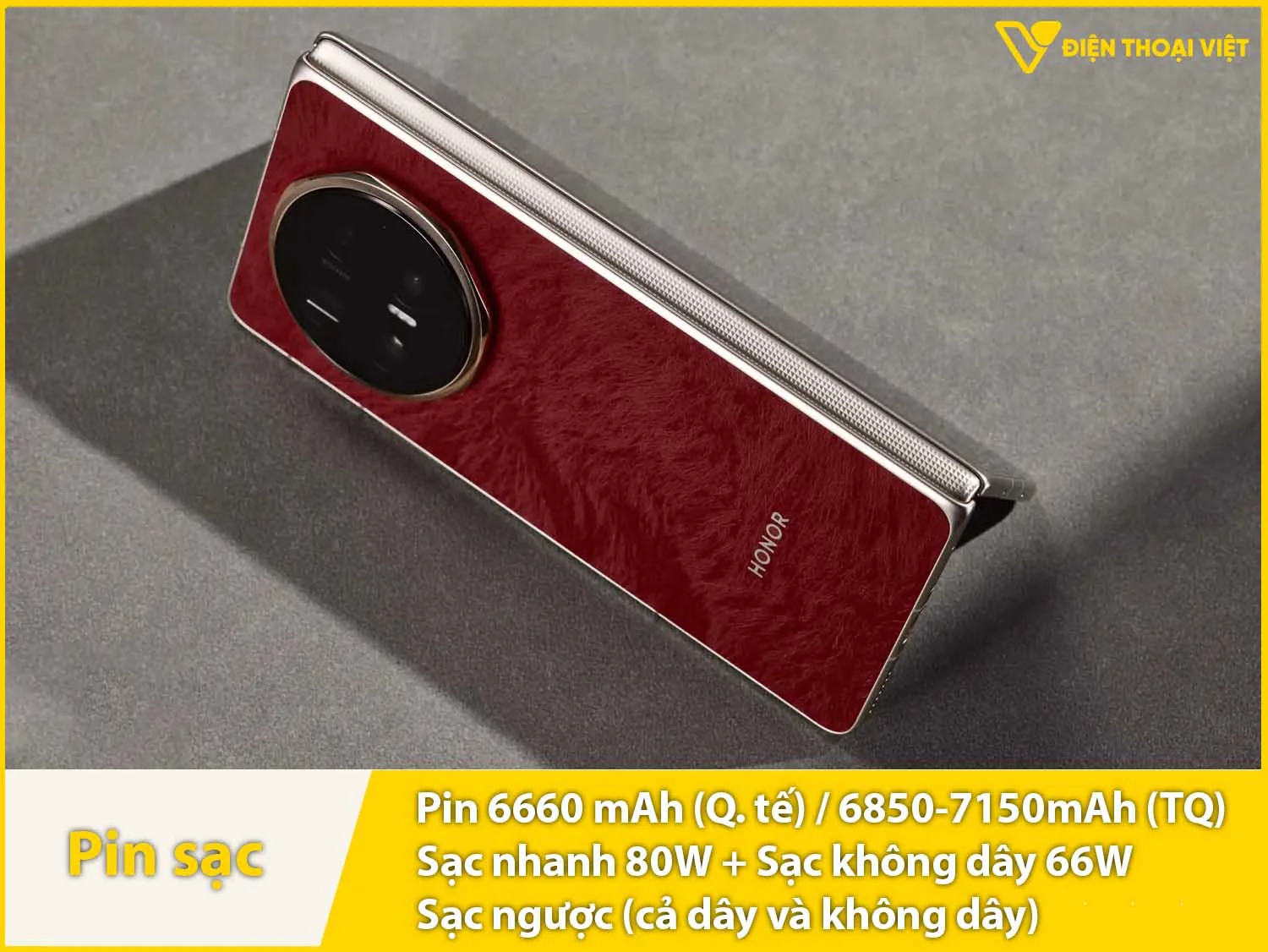 Pin 6660mAh & Sạc nhanh 80W