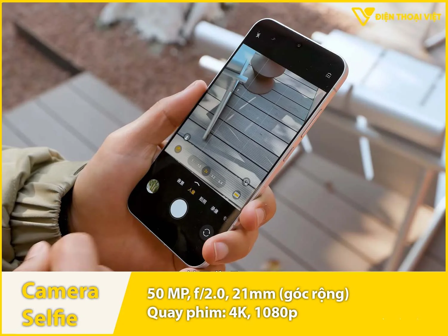 Camera selfie 50MP & Quay phim 4K