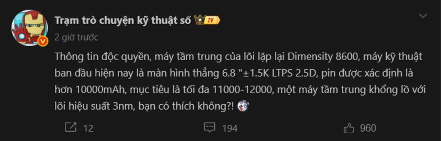 Rò rỉ thông số Honor Power 3