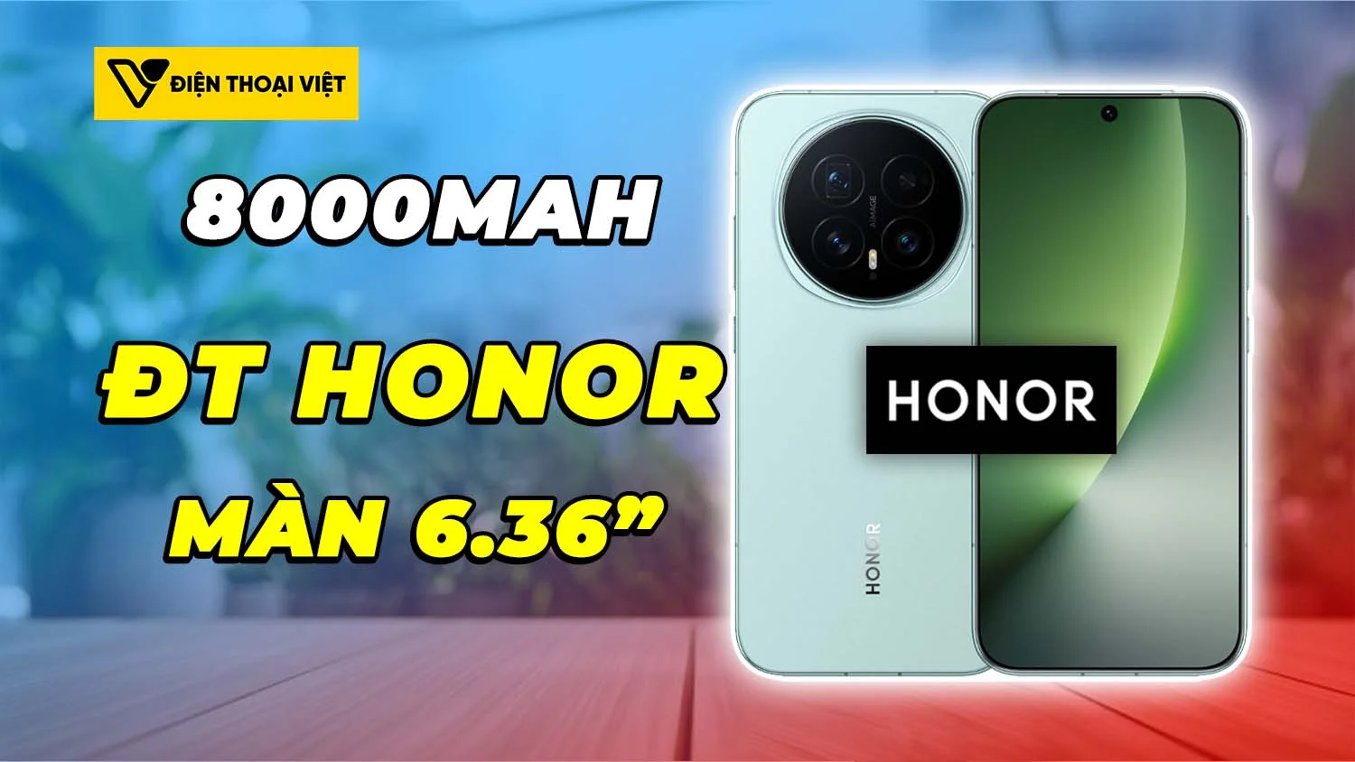 Honor sắp ra mắt điện thoại màn 6.35 inch với pin 8000mAh