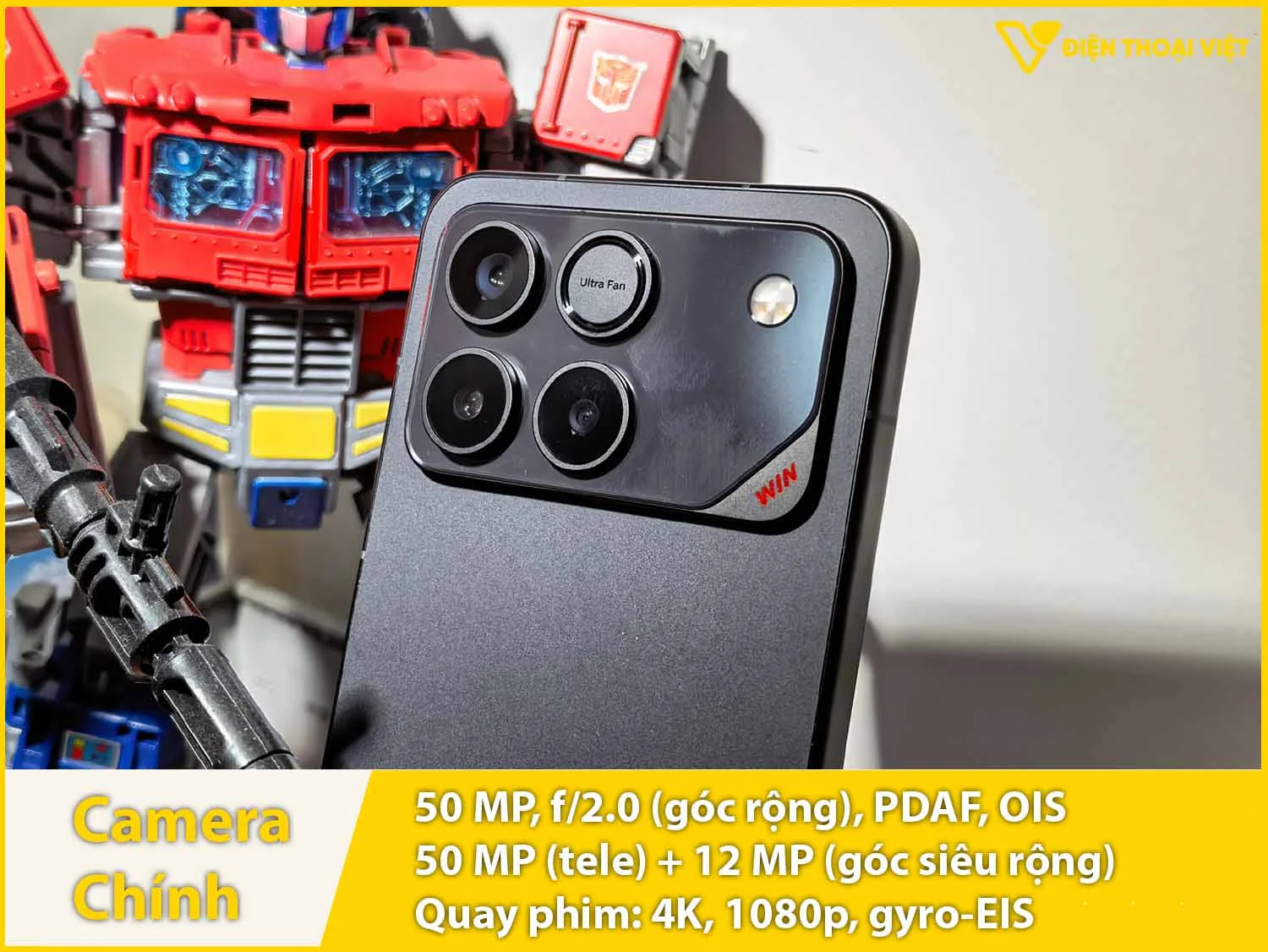 Camera 50MP & Quay phim 4K