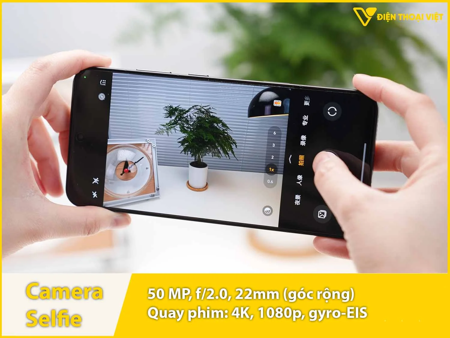 Camera selfie 50MP & Quay phim 4K