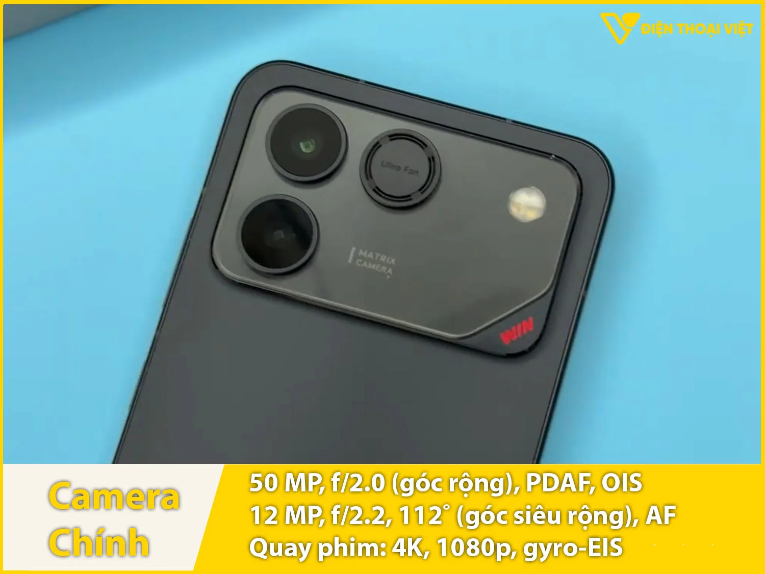 Camera 50MP & Quay phim 4K