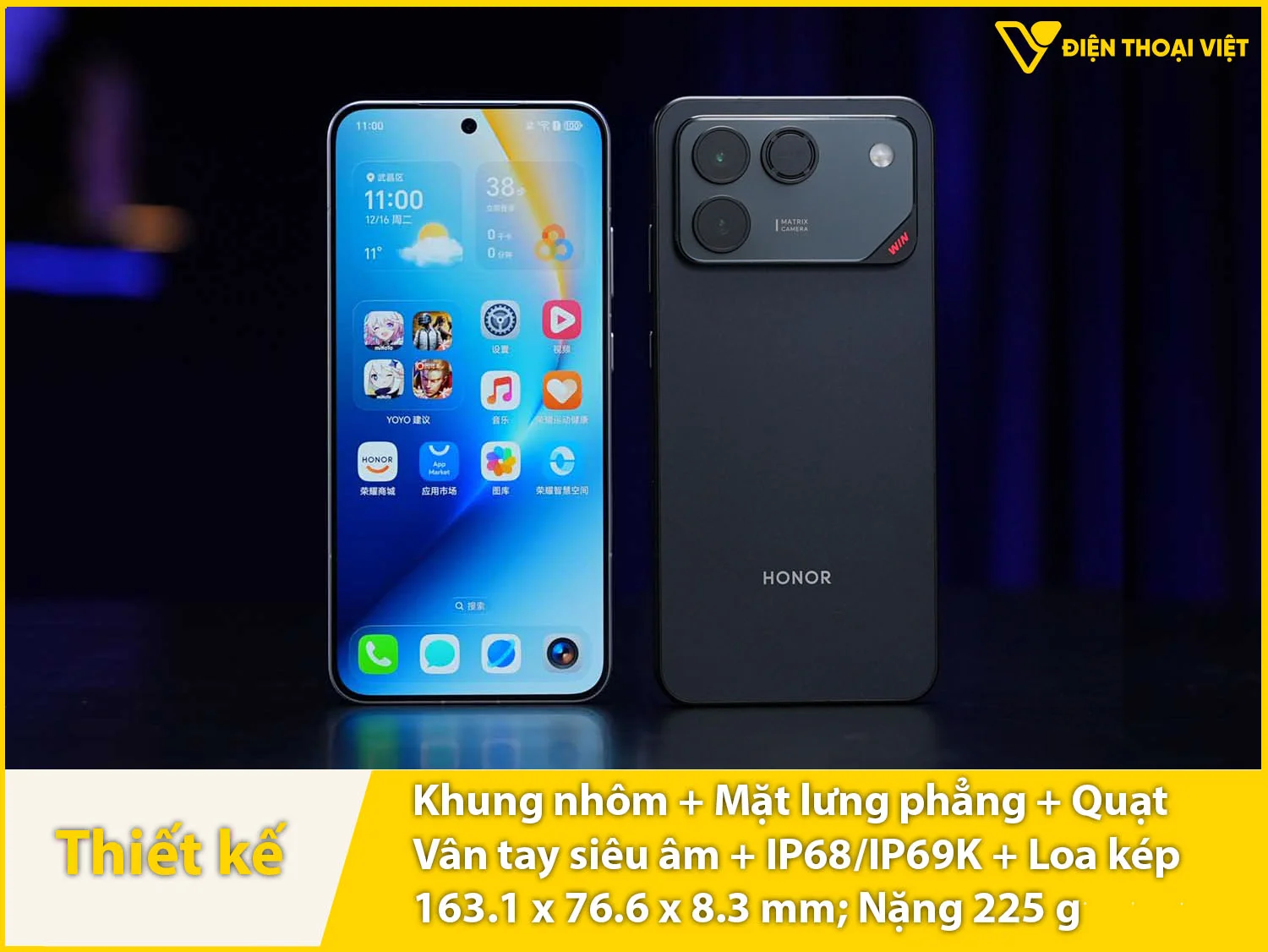 Thiết kế vuông vức, có quạt tản nhiệt, IP68/IP69K