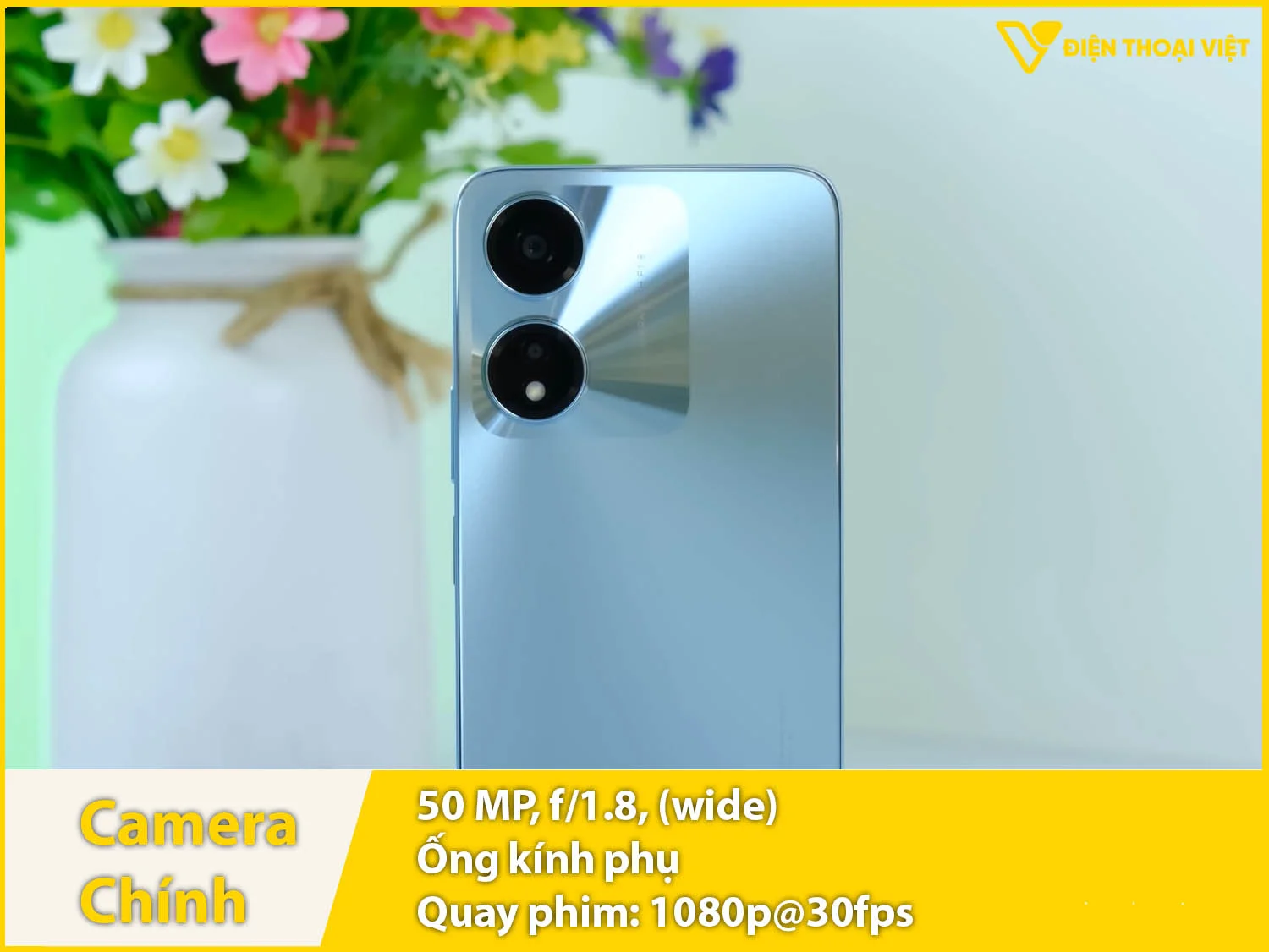 Camera 50MP & Quay phim 1080p