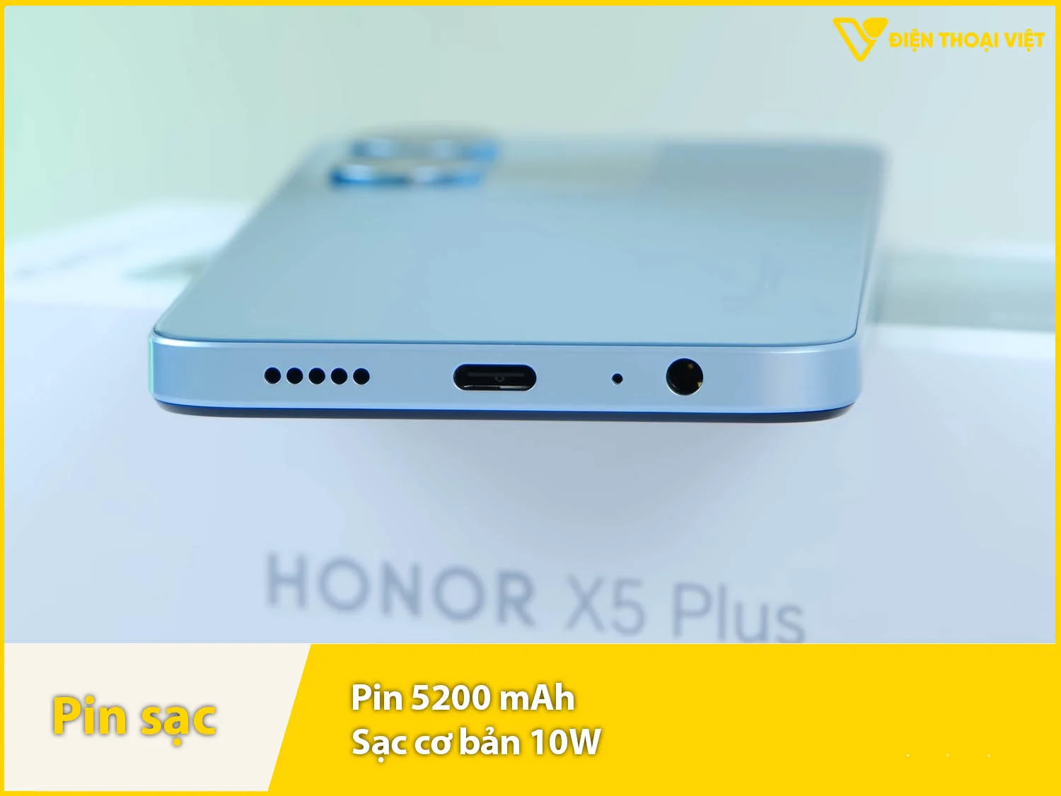 Pin 5200mAh sử dụng 1-2 ngày