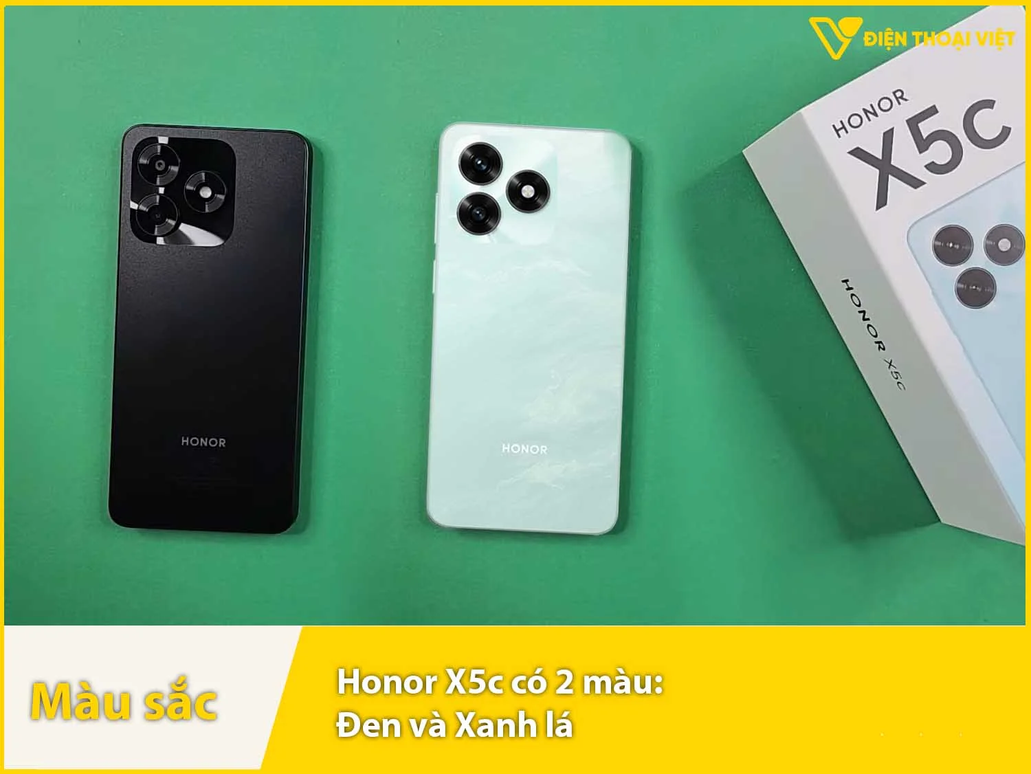 Honor X5c cung cấp 2 lựa chọn màu sắc