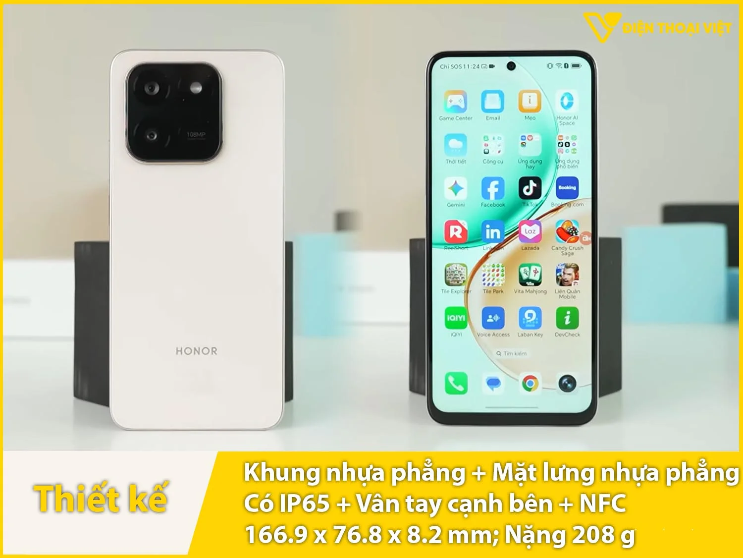 Khung nhựa phẳng & 2 mặt trước sau phẳng có IP65