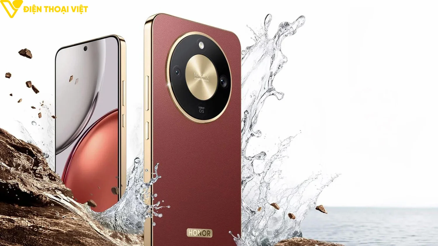 Honor X80 Pro Max sở hữu thiết kế chống rơi vỡ, khả năng chống nước hoàn toàn