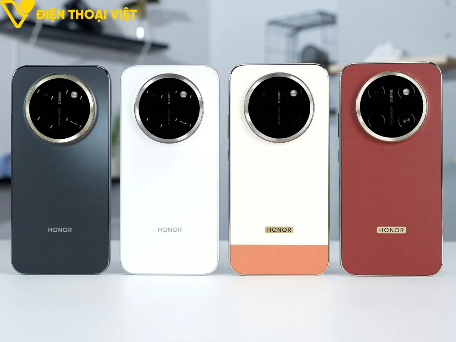 Honor X80 Pro Max với 4 màu Đen, Trắng opal, Cam-Vàng, Đỏ