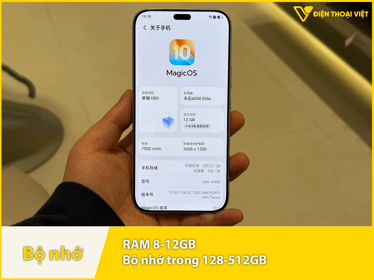 RAM 8-12GB & Bộ nhớ trong 128-512GB