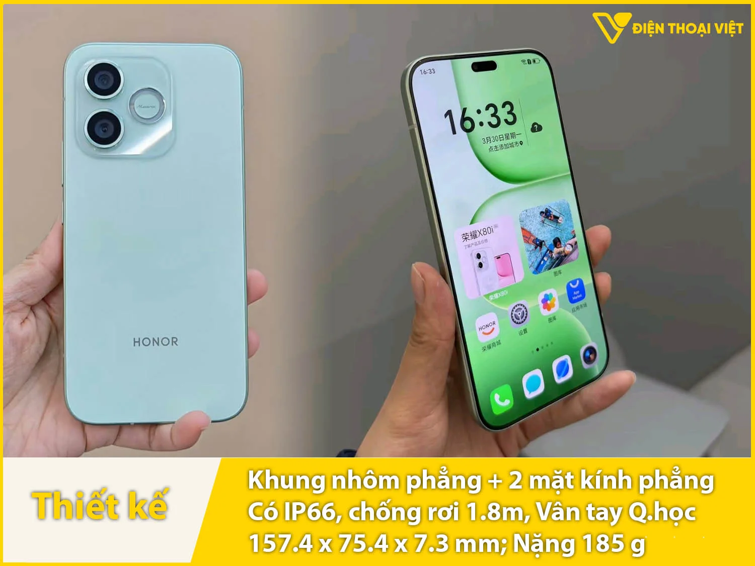 Khung nhôm phẳng & 2 mặt kính phẳng