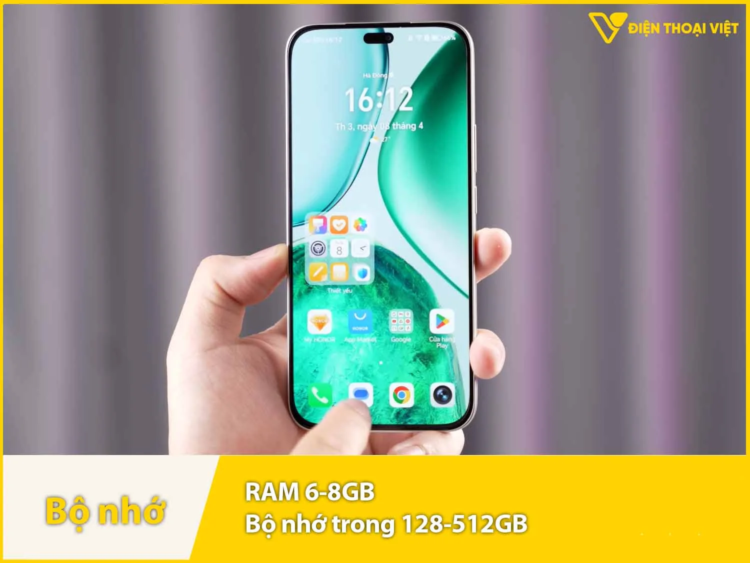 Honor X8c có RAM 6-8GB & Bộ nhớ trong 128-512GB