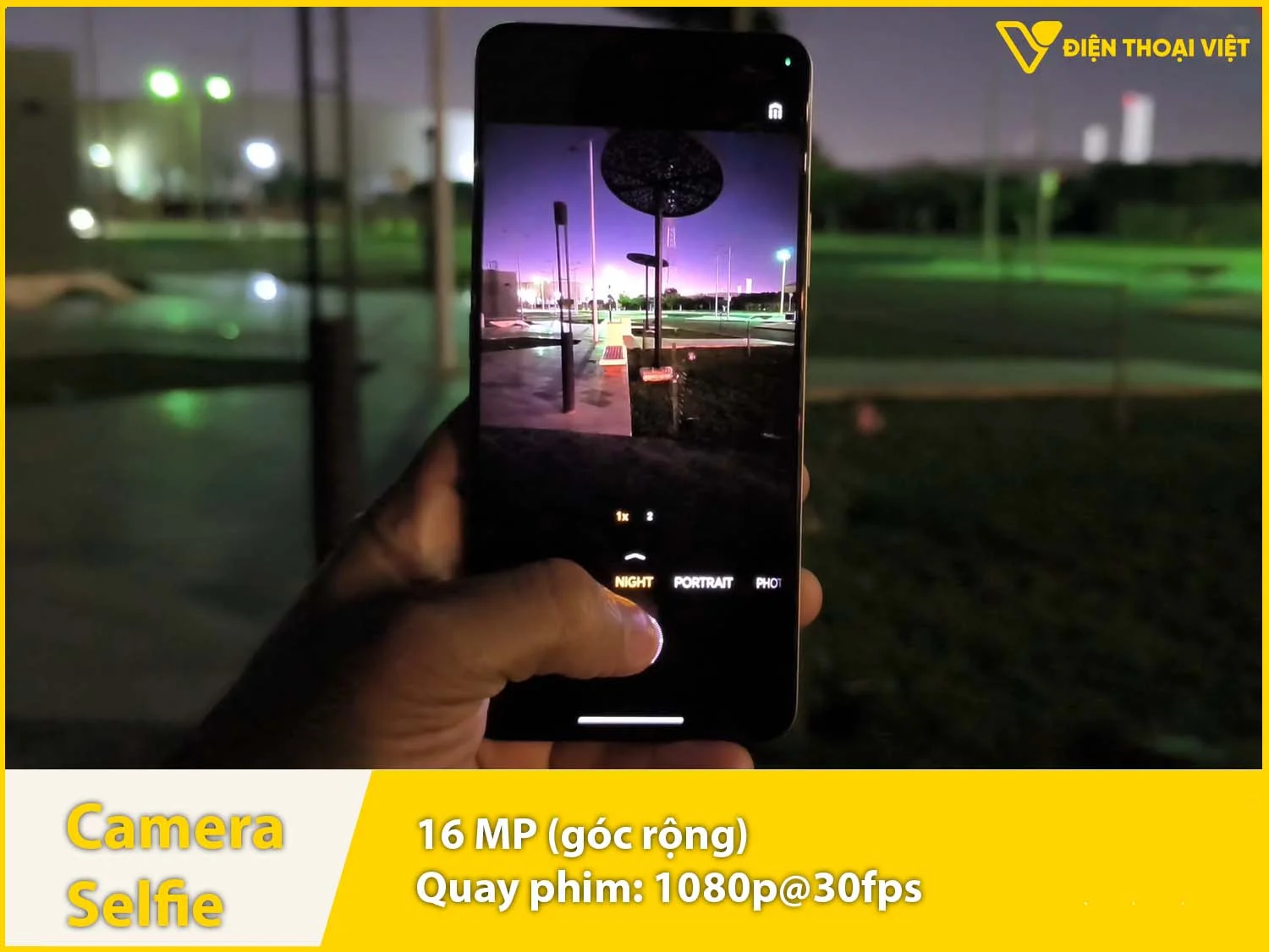 Camera selfie 16MP & quay video 1080p