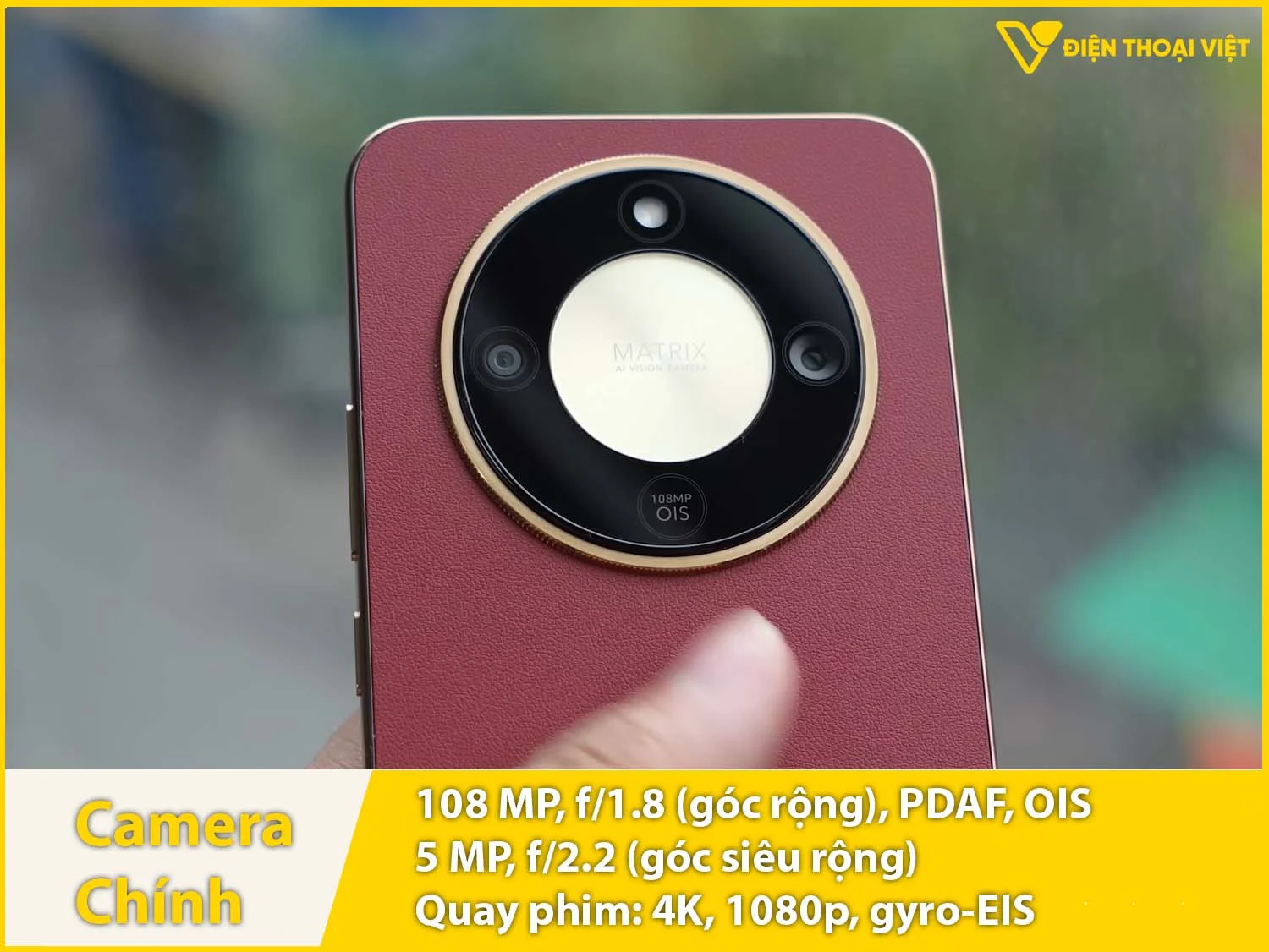 Camera sau 108MP + Góc rộng 5MP & Quay phim 4K