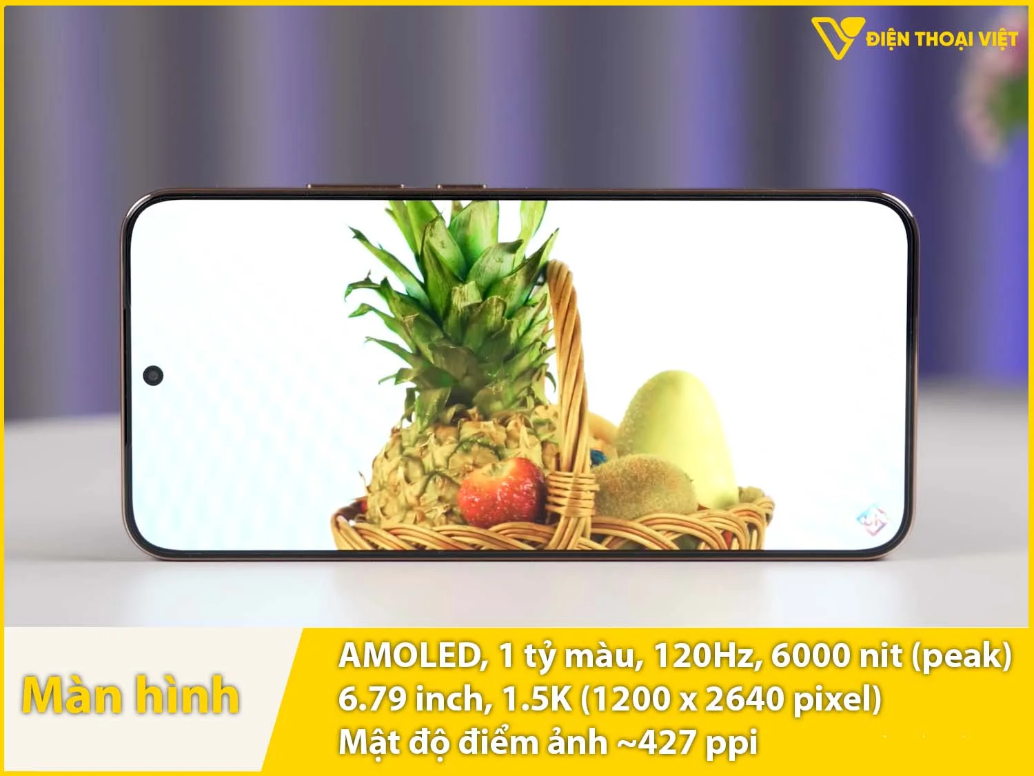 AMOLED 6,79 inch - 120Hz - 3200 nit