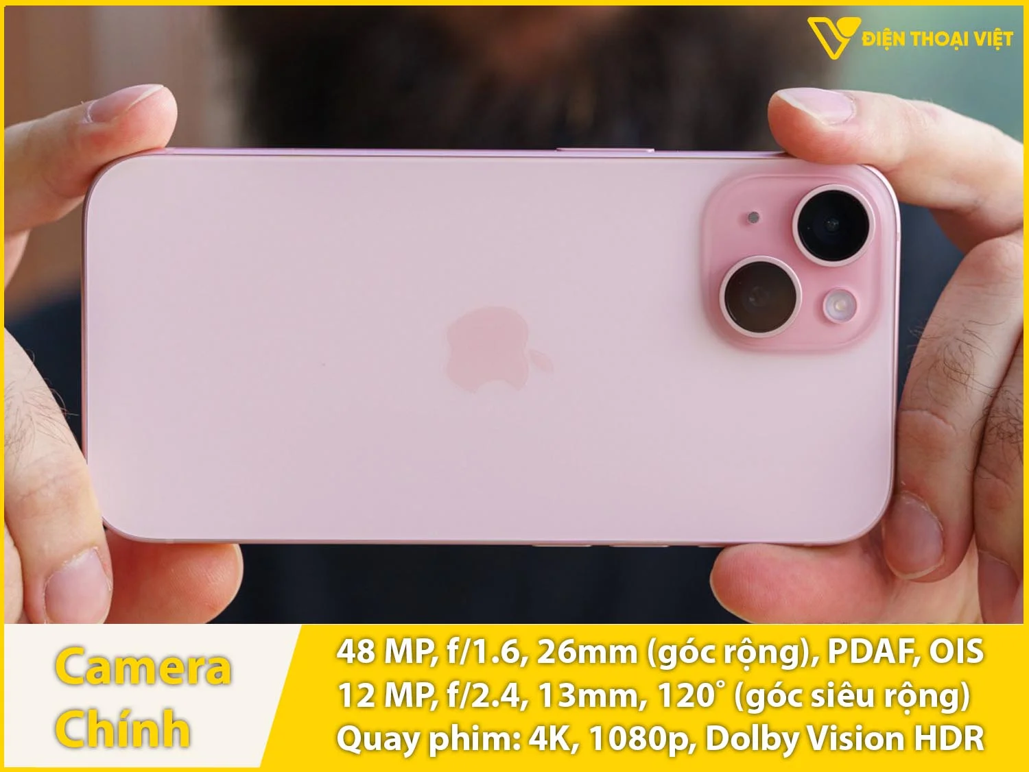 Camera chính 48MP & Quay phim 4K