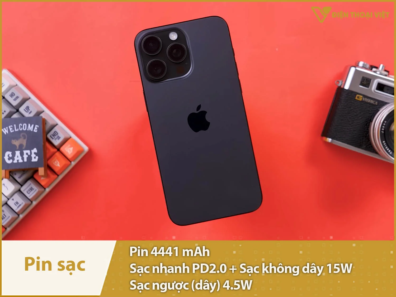 Pin khủng 4441mAh & Sạc nhanh từ 20W