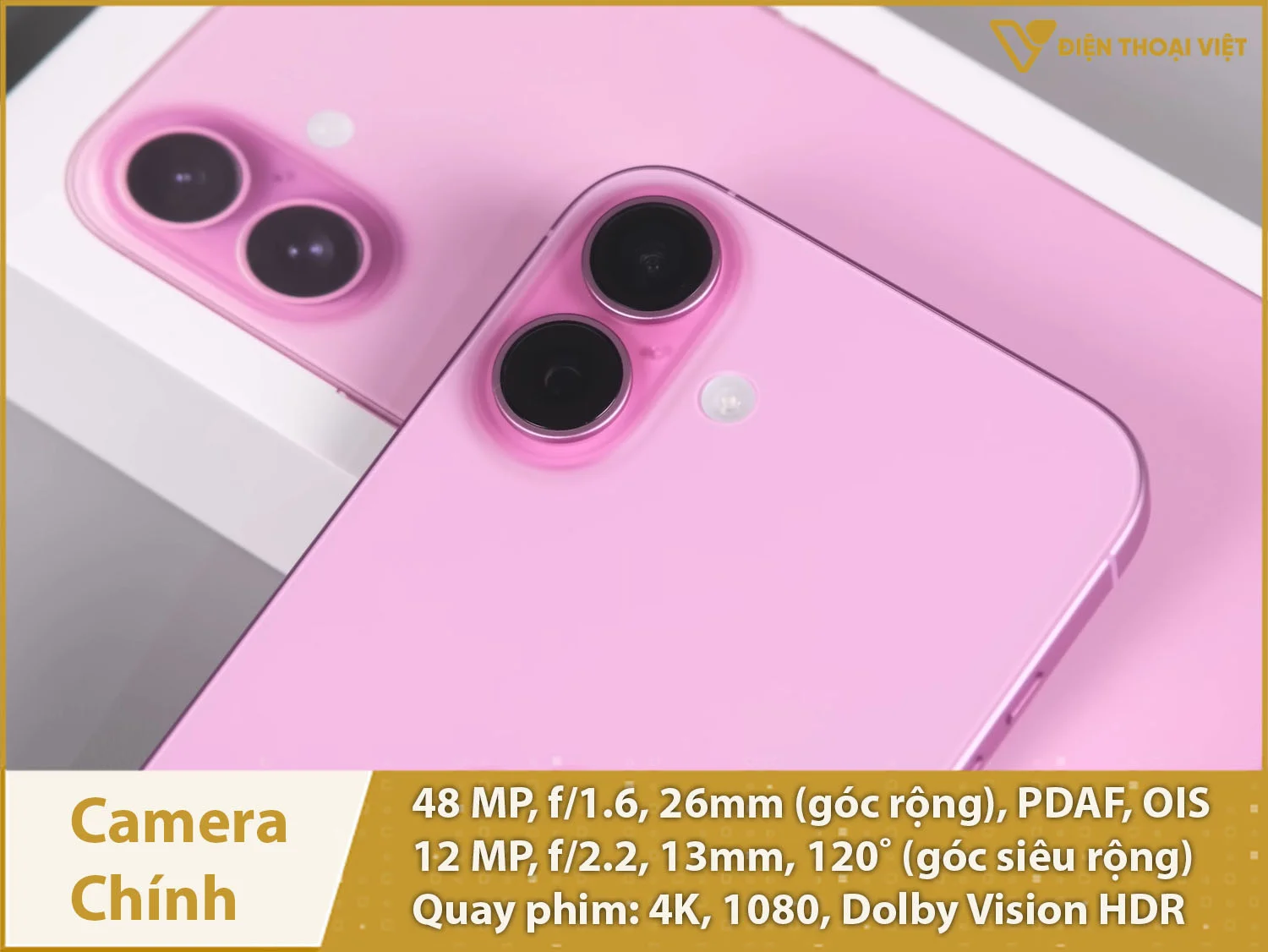 Camera kép 48MP & Quay phim 4K