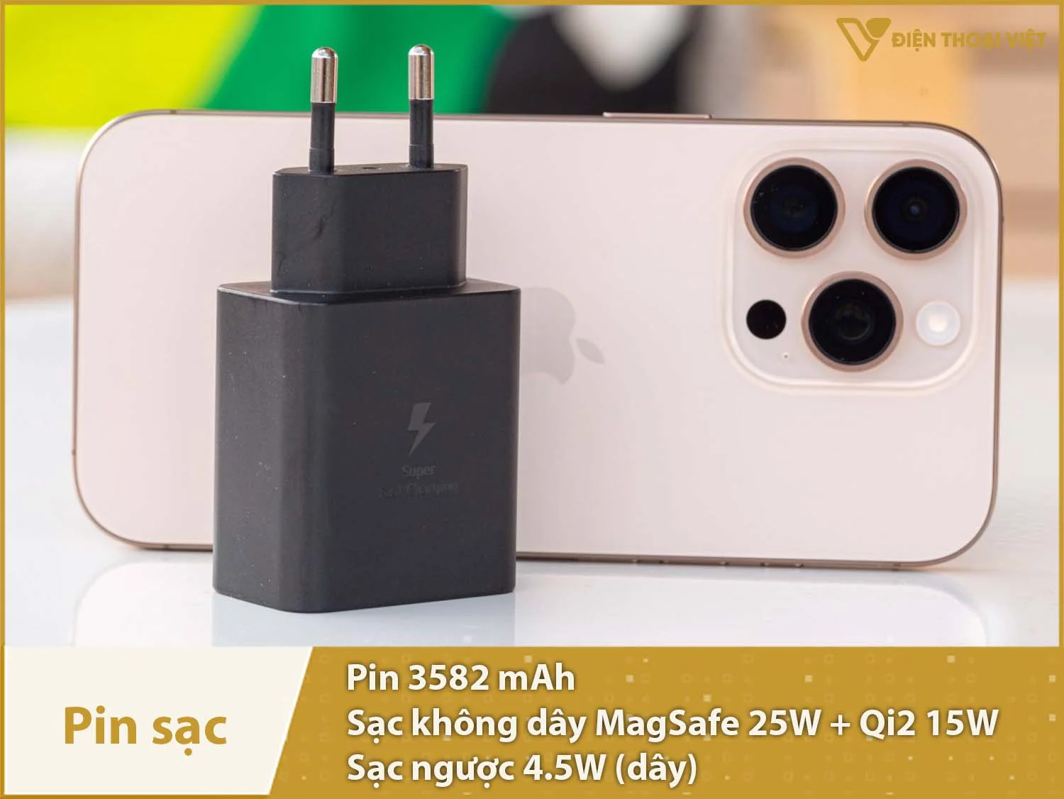 Pin 3582mAh có thời lượng sử dụng cực lâu