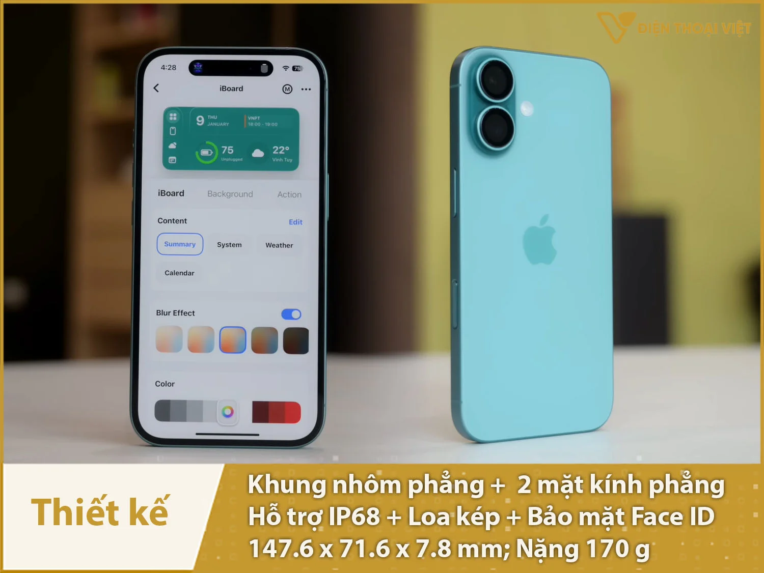 hiết kế gọn nhẹ, cao cấp có camera Control