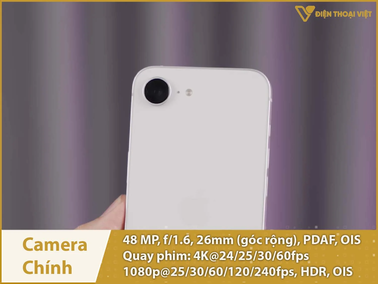 Camera 48MP 2 trong 1 & Quay phim 4K