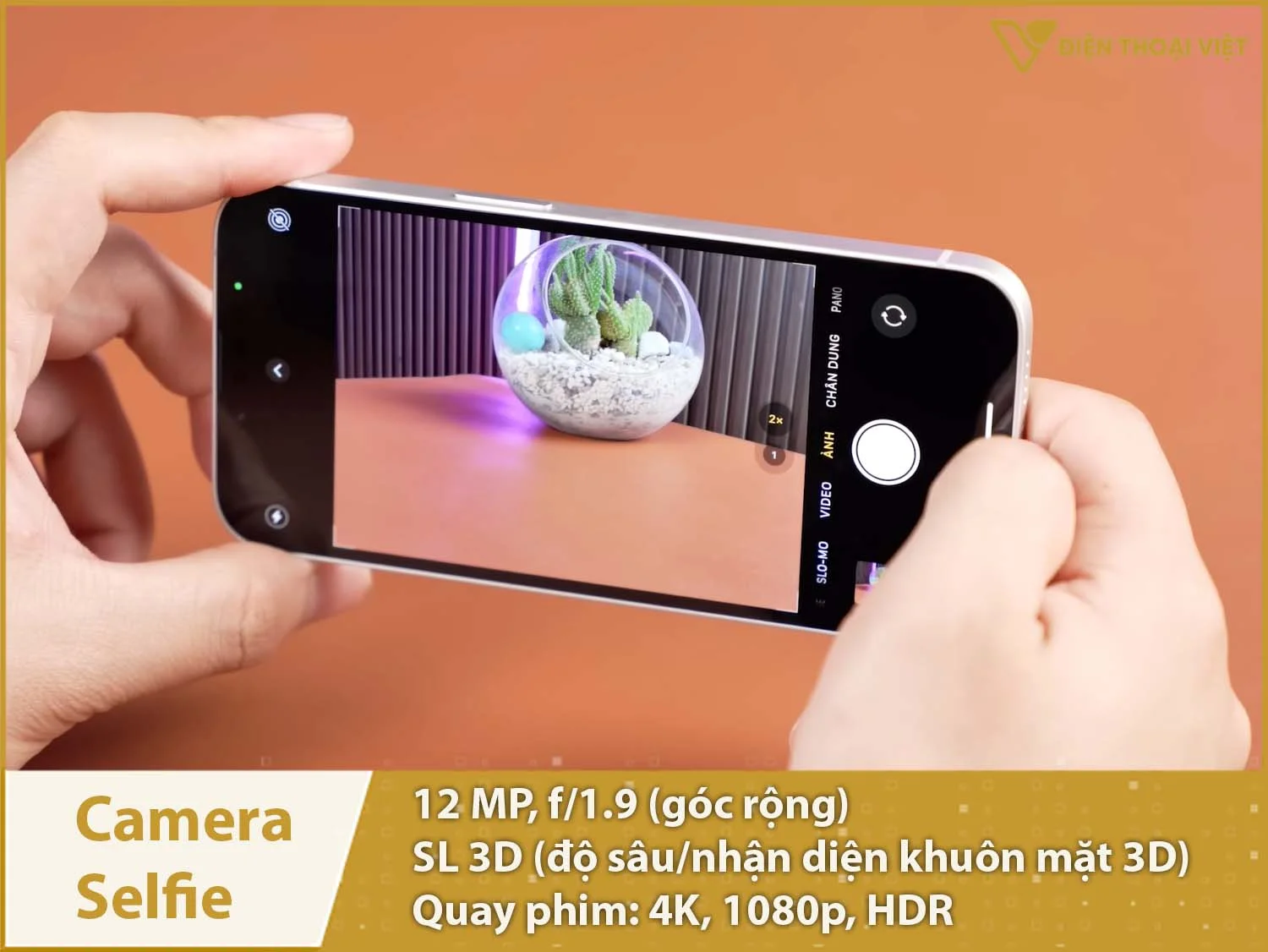 Camera 48MP selfie 12MP & Quay phim 4K