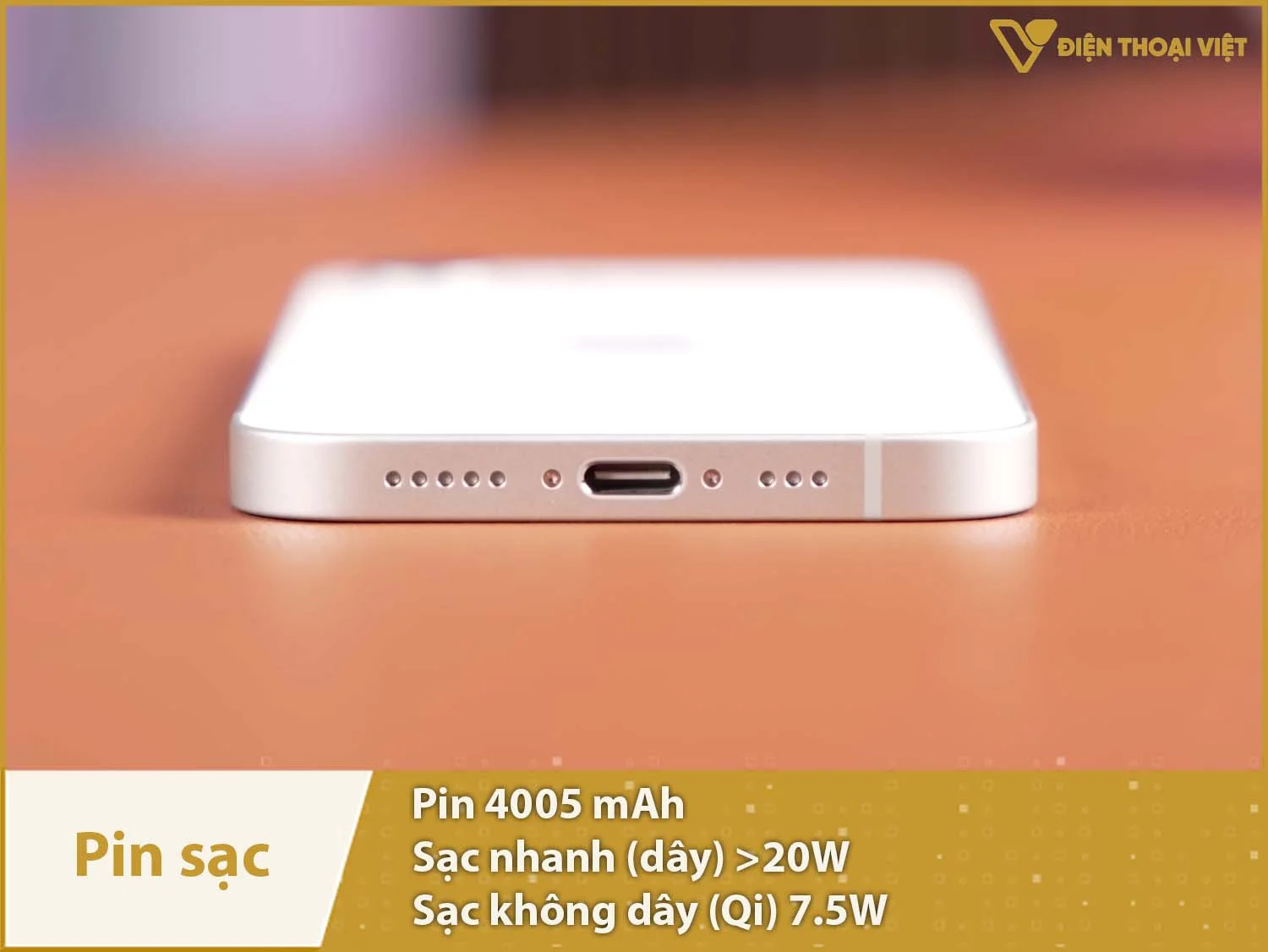 Thời lượng pin thoải mái với pin 4005mAh