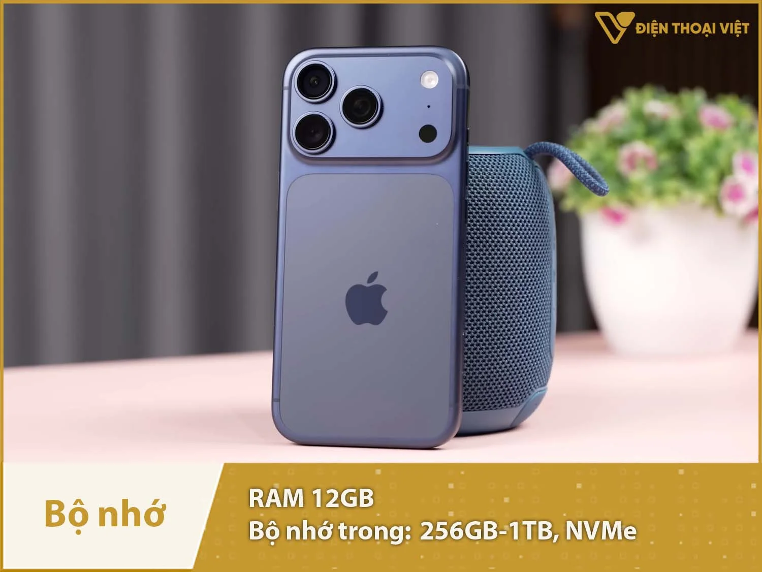 iPhone 17 Pro Max có RAM 12GB & Bộ nhớ trong 256GB-1TB