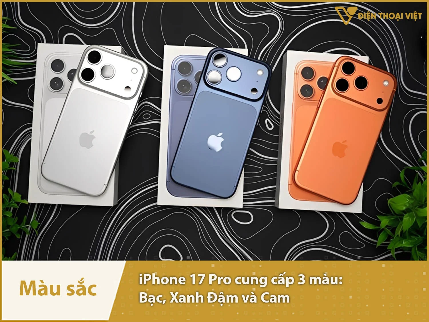 iPhone 17 Pro có 3 màu