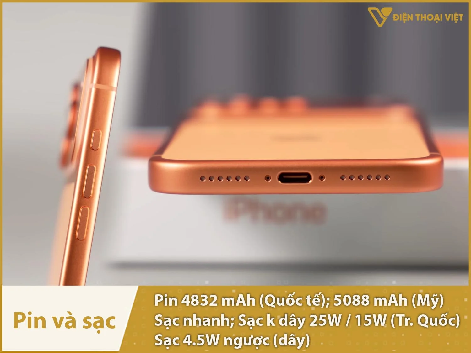 Sử dụng lâu dài với 4832mAh & Công nghệ sạc đa dạng