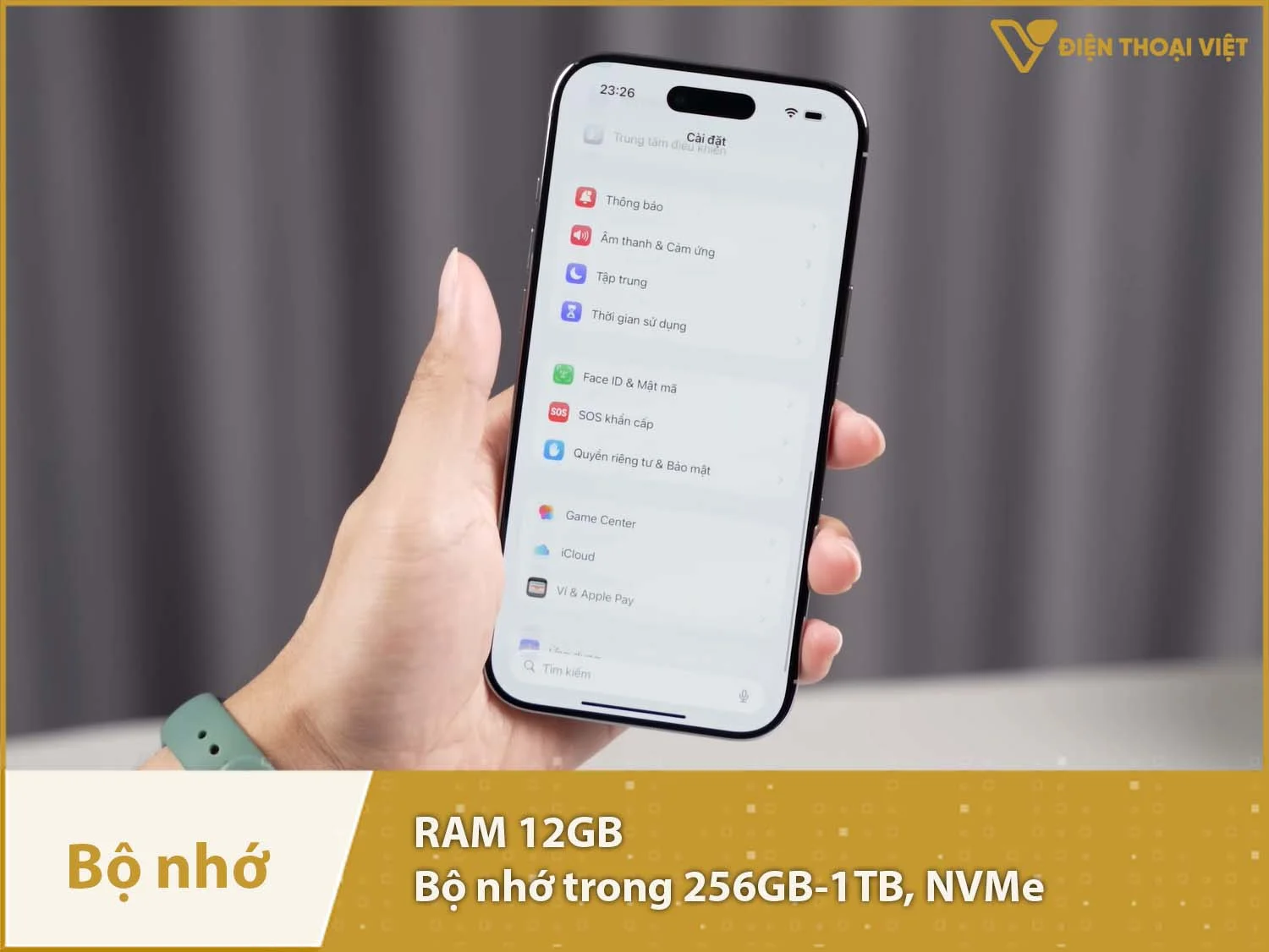 iPhone Air có RAM 12GB & Bộ nhớ trong 256GB-1TB