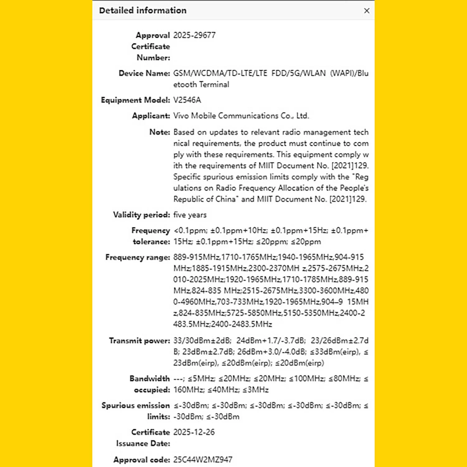 iQOO 15 Ultra đạt chứng nhận SRRC