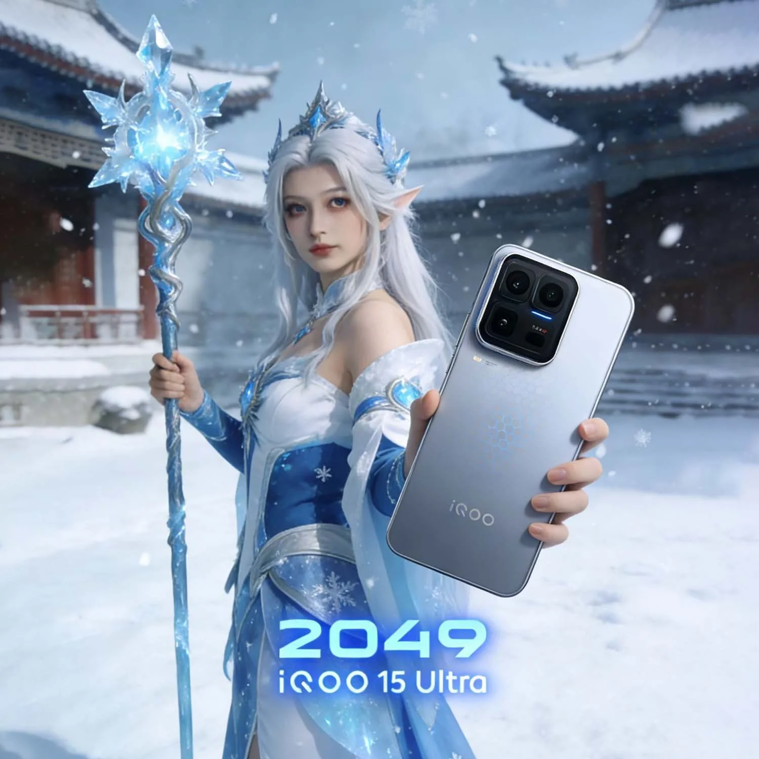 iQOO 15 Ultra Xanh băng