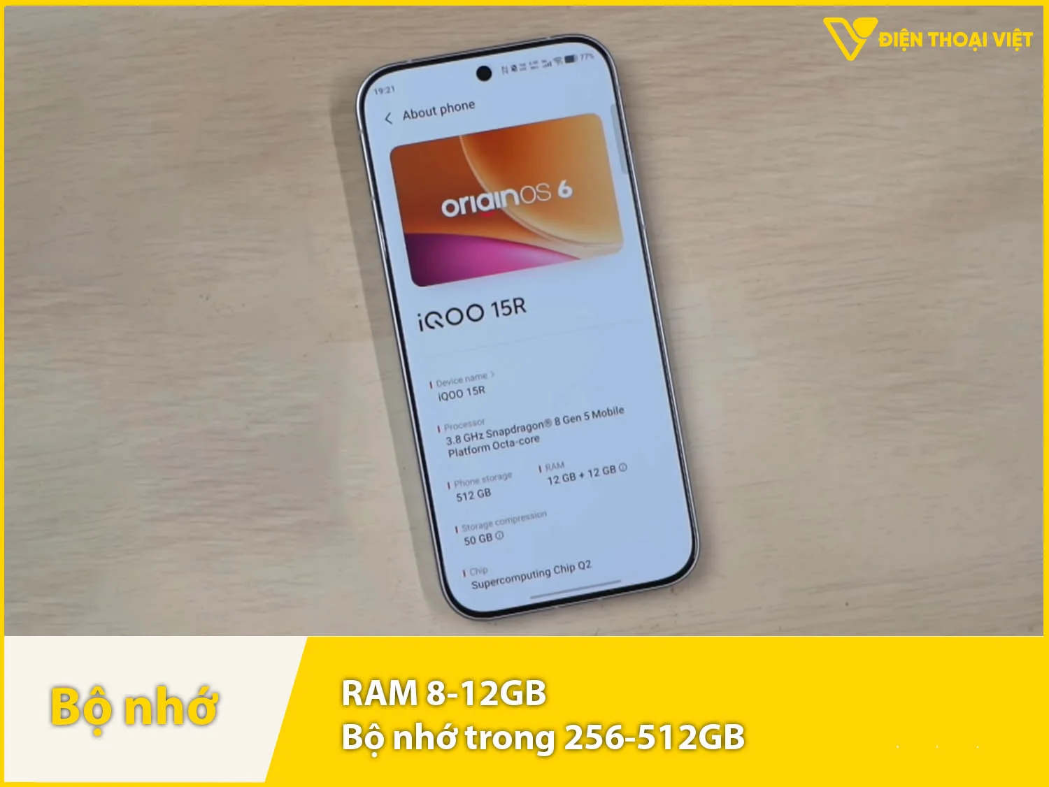 RAM 8-12GB & Bộ nhớ trong 256-512GB