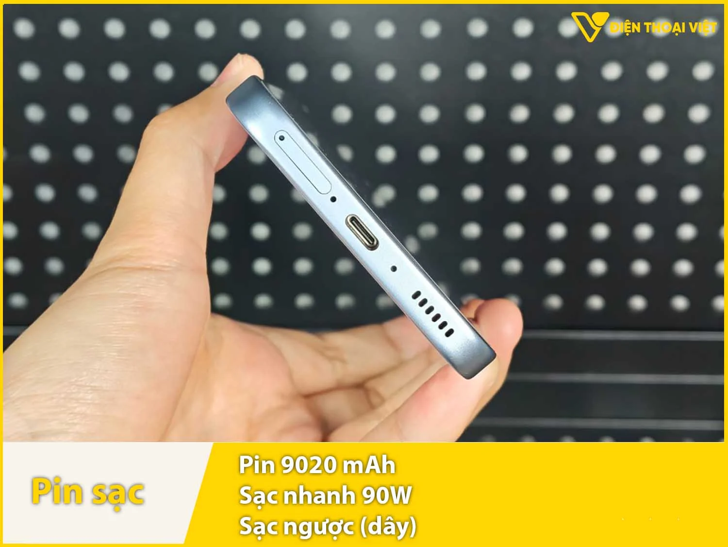 Pin 9020mAh - Dùng thoải mái 2-3 ngày