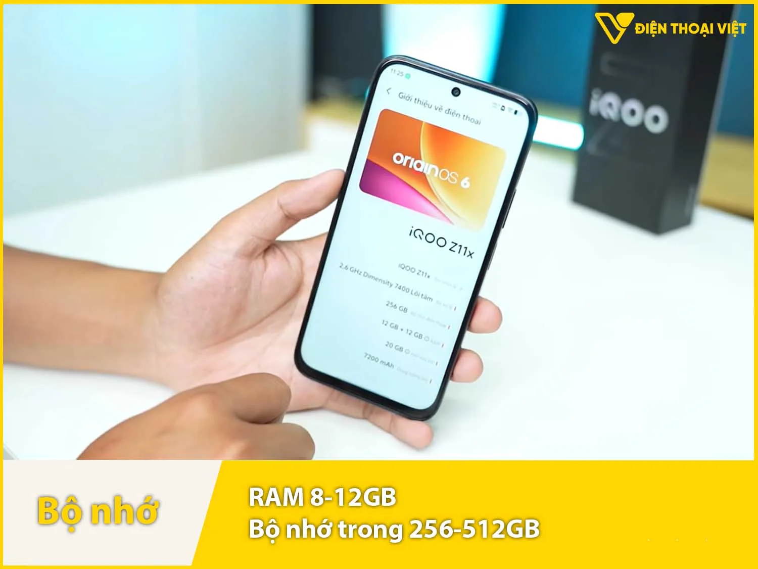 RAM 8-12GB & Bộ nhớ trong 256-512GB