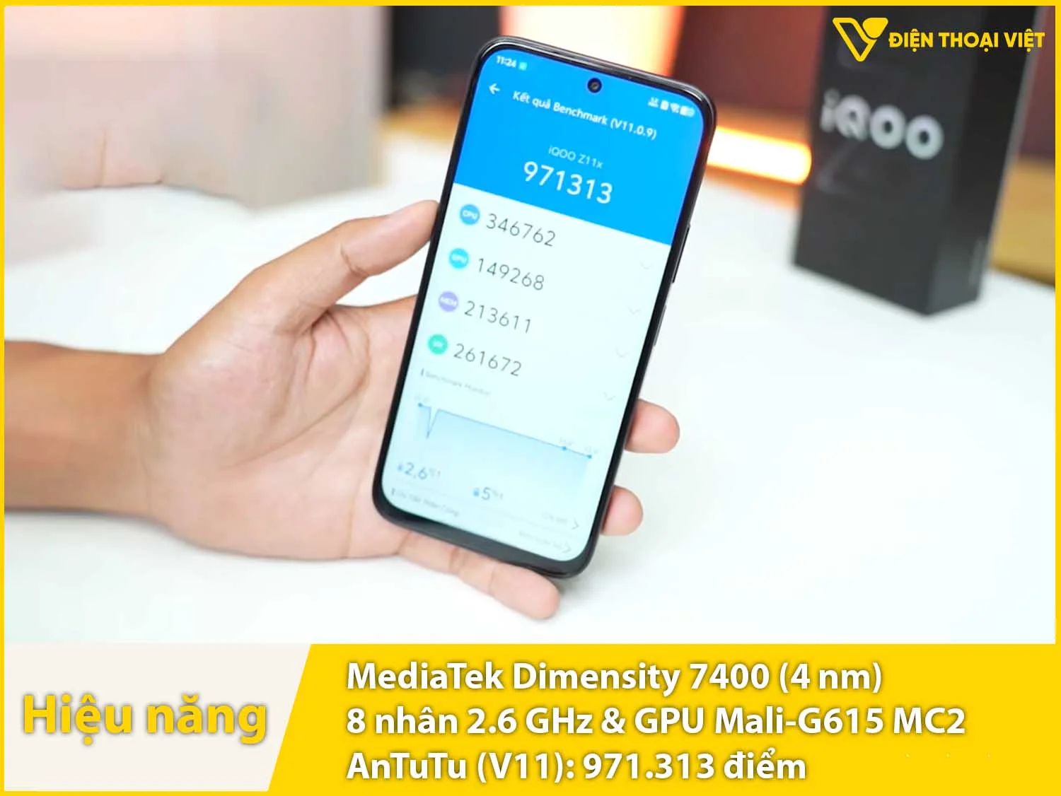 Dimensity 7400 - 971.313 điểm AnTuTu