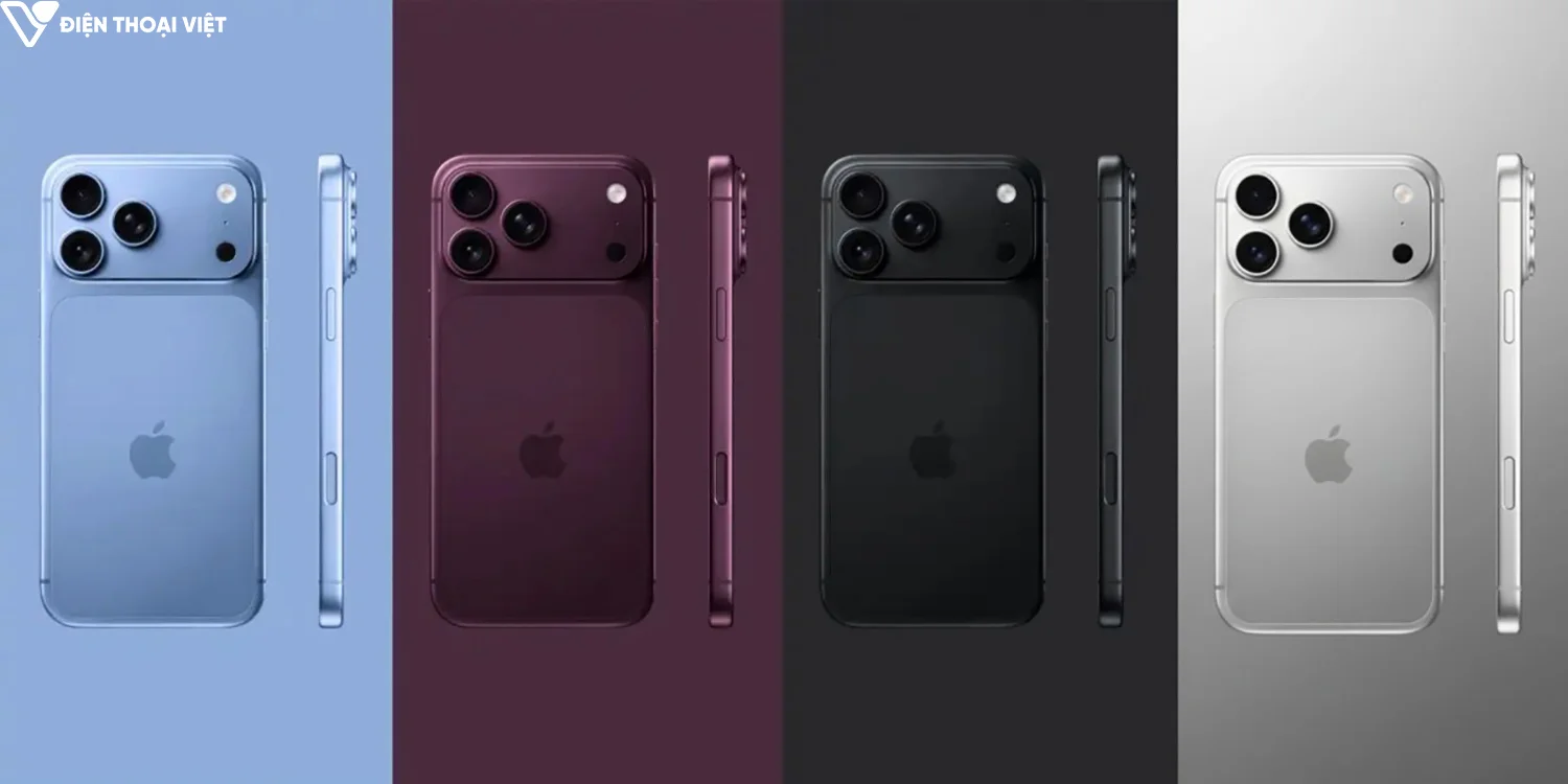 Ngoài Đỏ rượu, iPhone 18 còn 3 màu sắc khác gồm Xanh Nhạt, Xám Đậm và Bạc