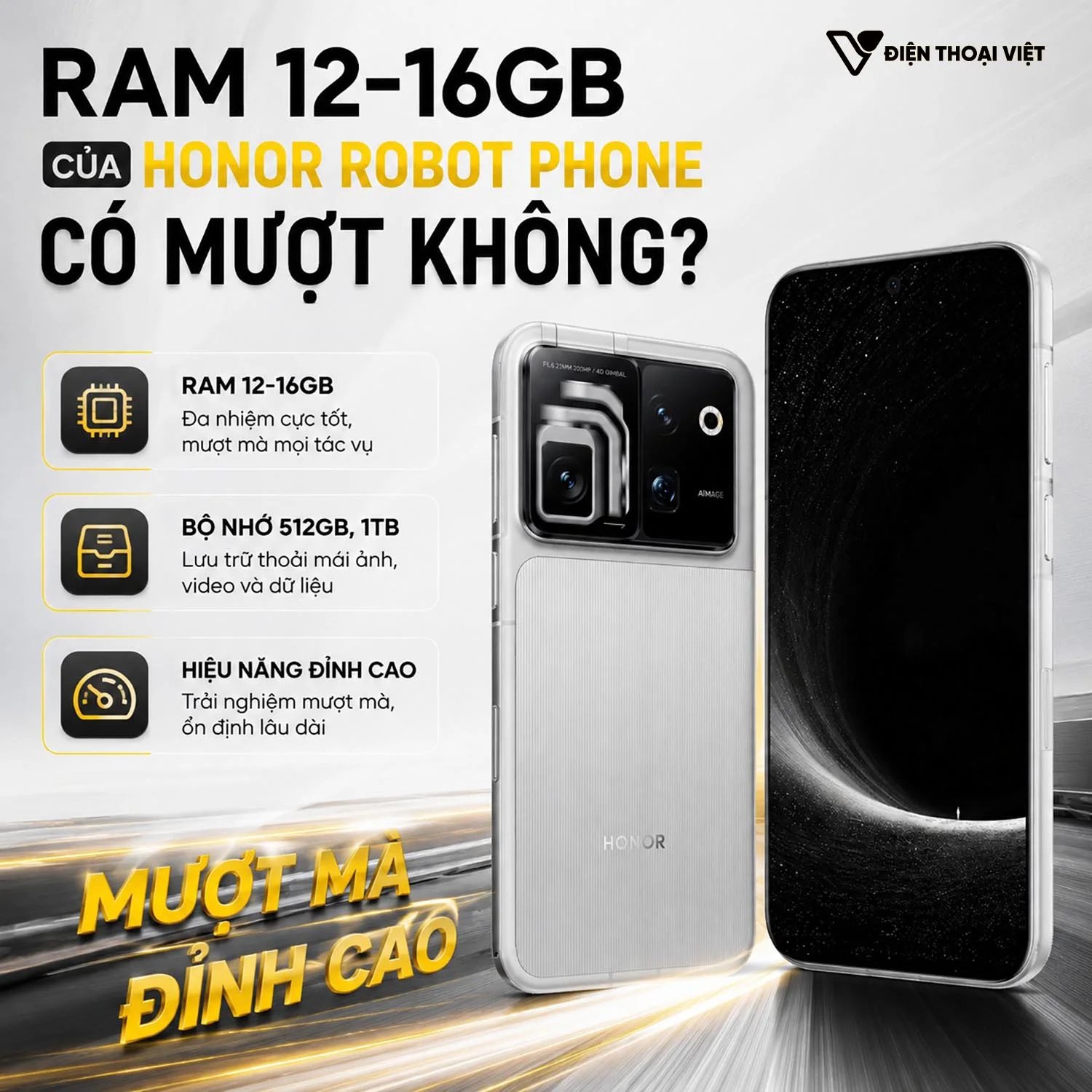 Màn hình 6800 nit của Honor Robot Phone có gì đặc biệt?