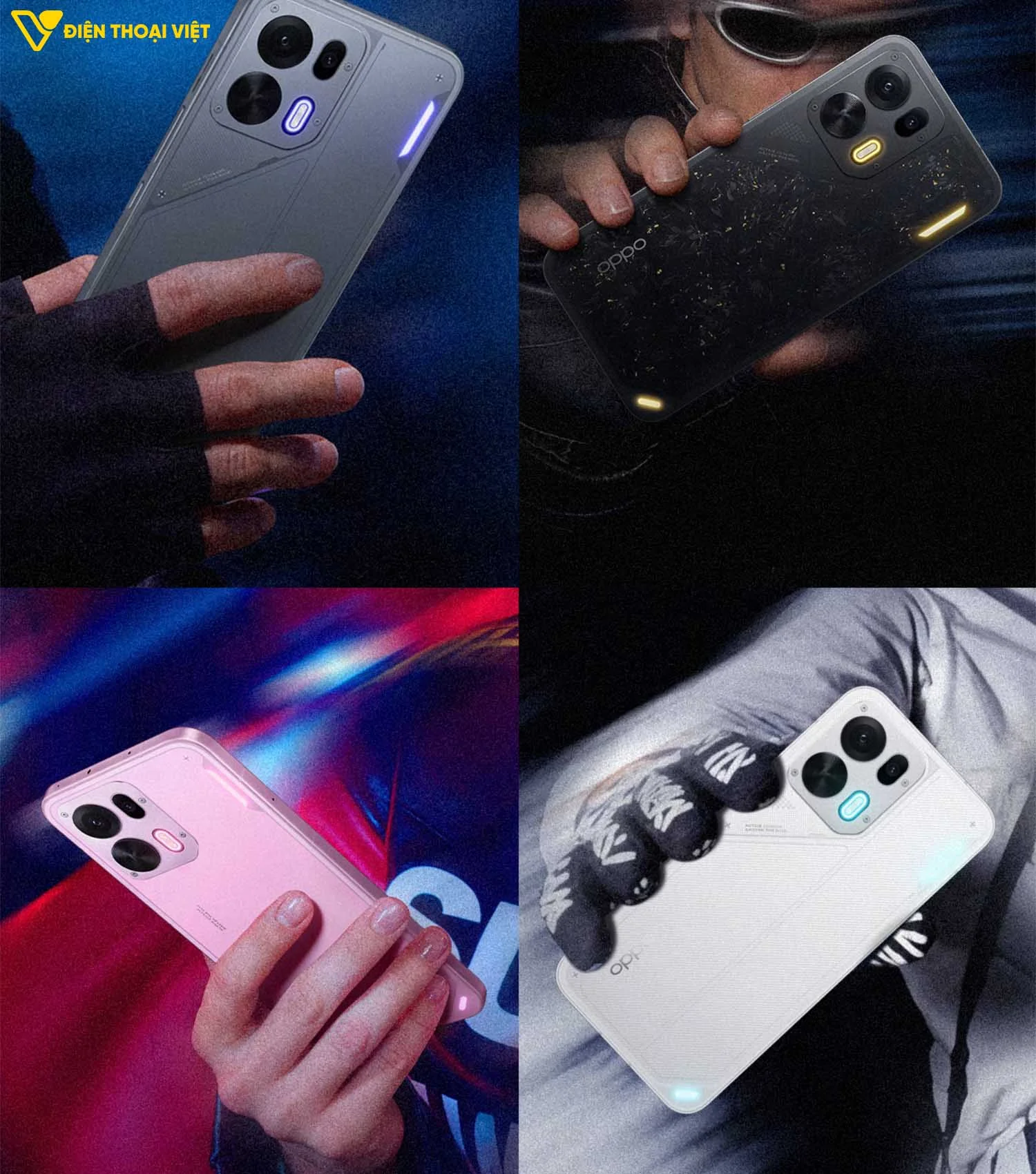 Các phiên bản màu trên OPPO K15 Pro